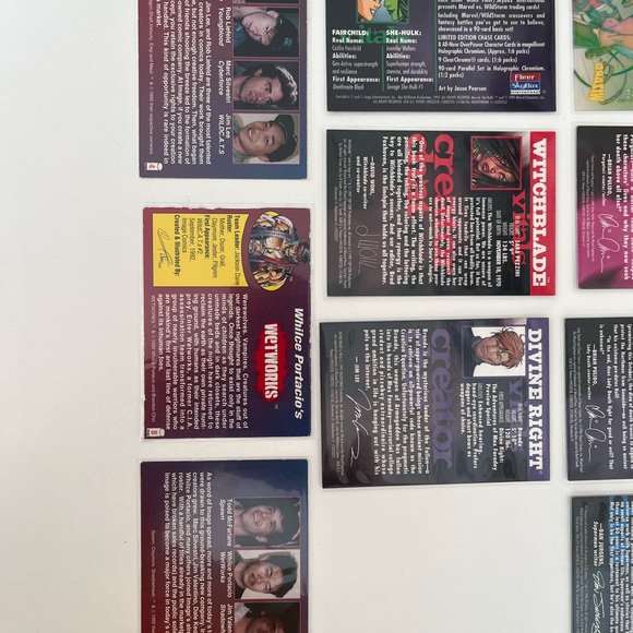 1995 Chaos Marvel Comics Wizard Foil Trading Cards